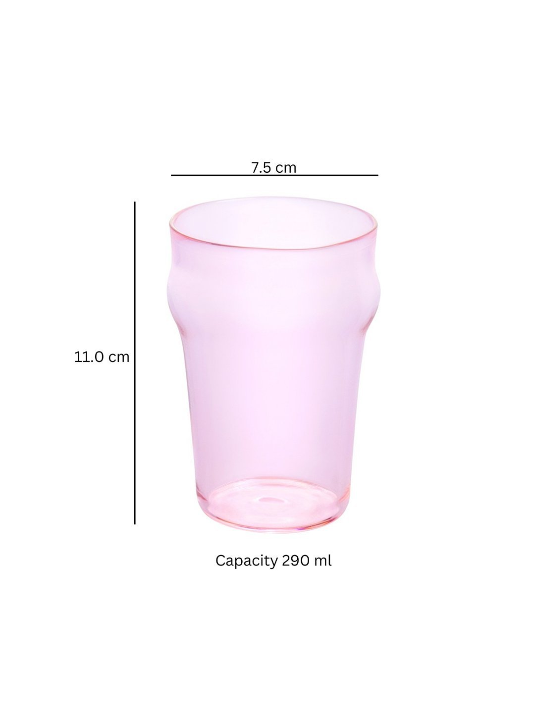 Classic Pint Beer Glass - Borotechheight : 110 mm diameter: 75 mm ml capacity : 290 ml2PinkBorotech
