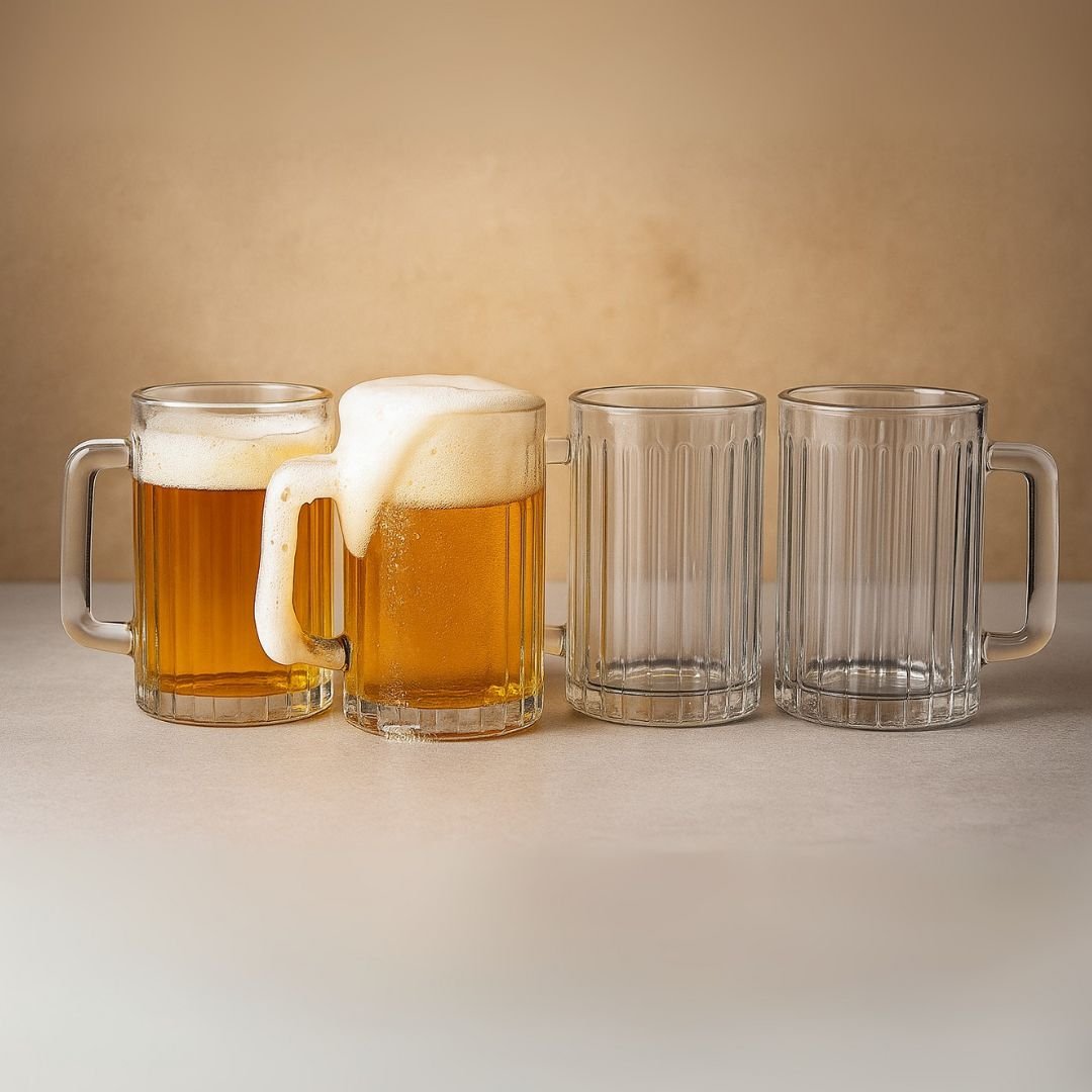 Freezable Beer Mugs Vintage Style - Borotech4ClearBorotech
