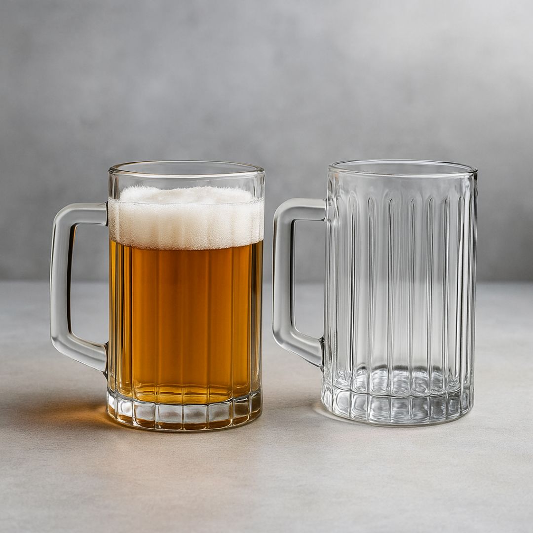 Freezable Beer Mugs Vintage Style - Borotech2ClearBorotech