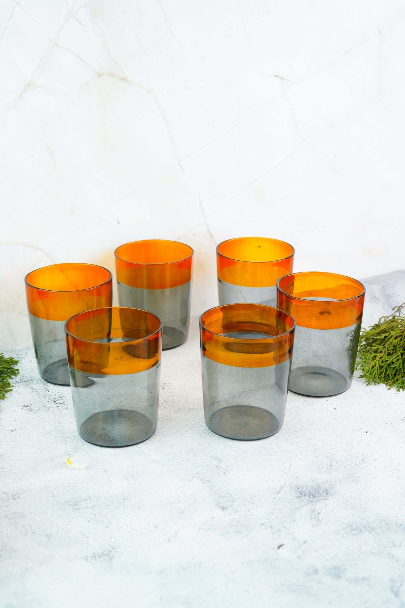 Set Of 4 Borosilicate Spectrum Glow Drinkware Set - BorotechGrey