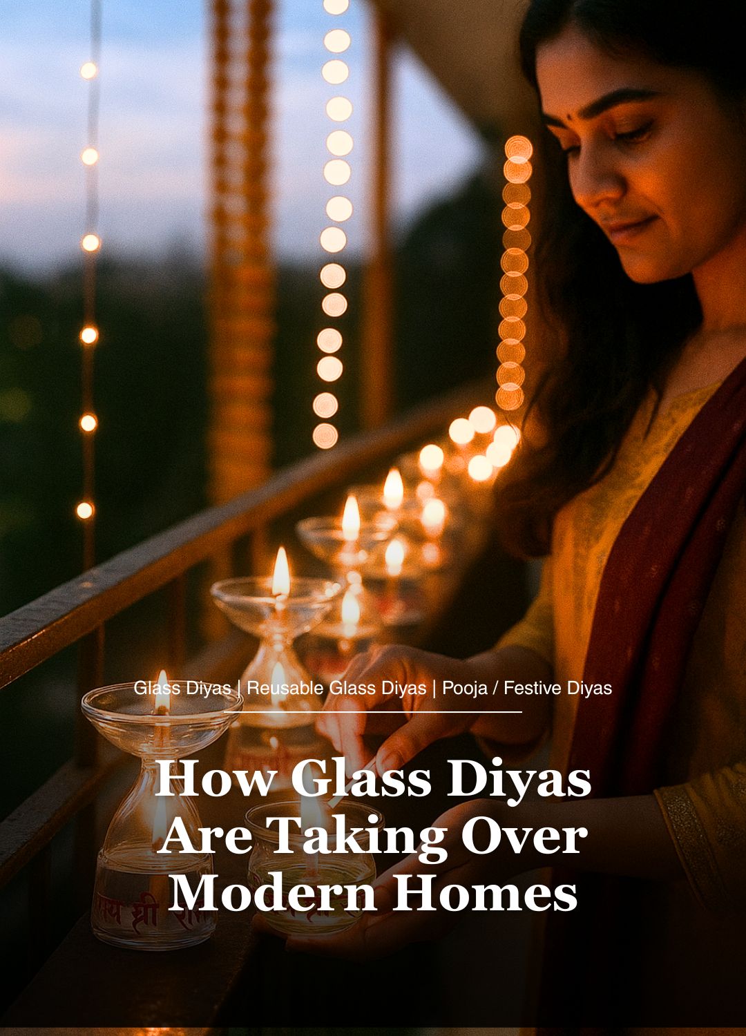 How Glass Diyas Are Taking Over Modern Homes - Borotech