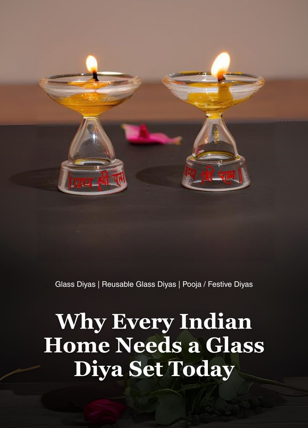 This Festive Season, Bring Home Glass Diyas of Ram Bhakti - Borotech