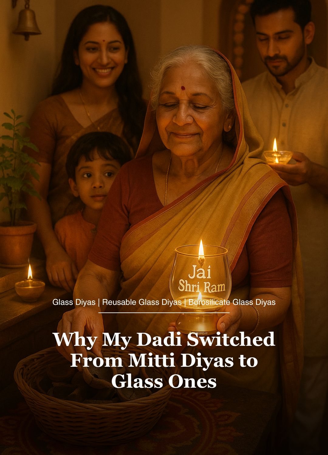 Why My Dadi Switched From Mitti Diyas to Glass Ones - Borotech