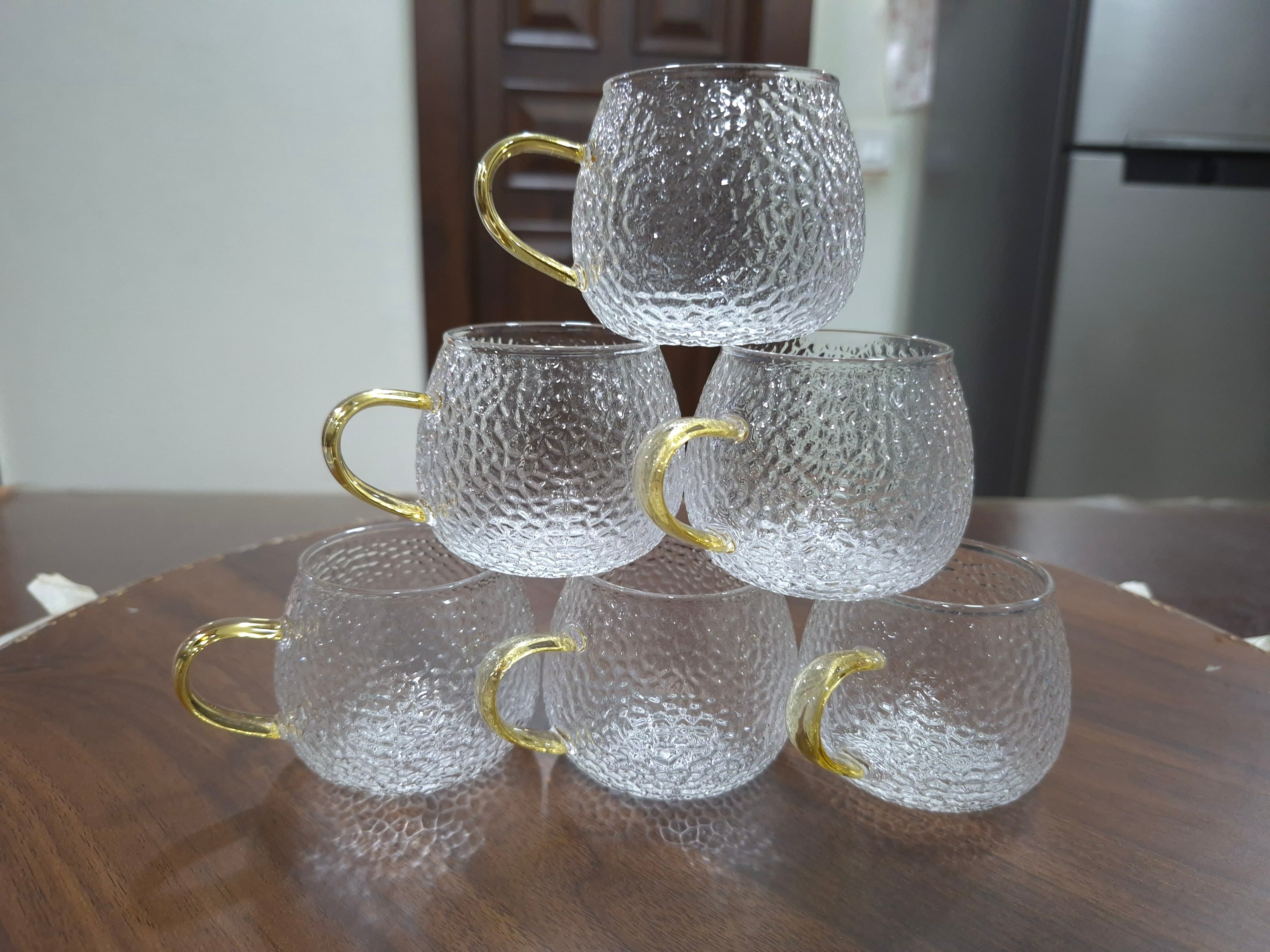 Arctic Bloom Globe Mug set of 6