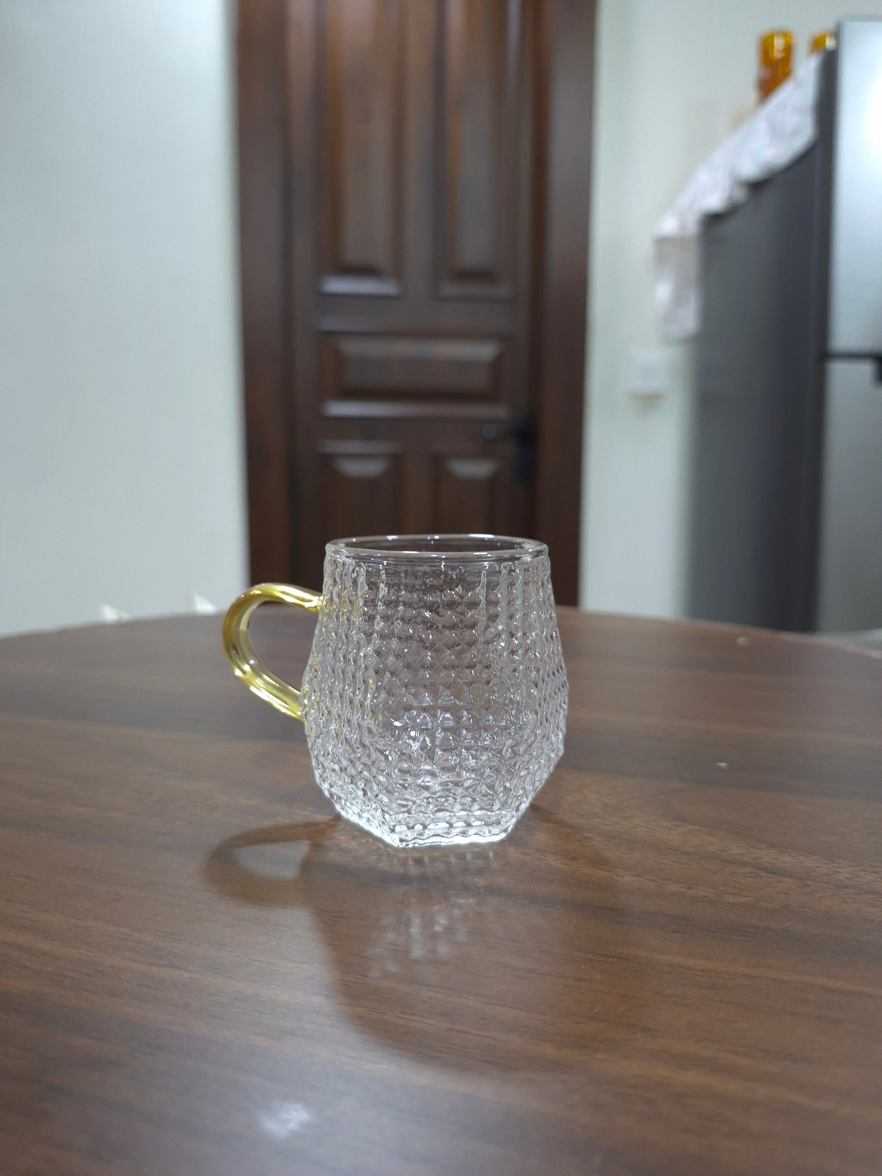 Diamond Barrel Tea Cup set of 6