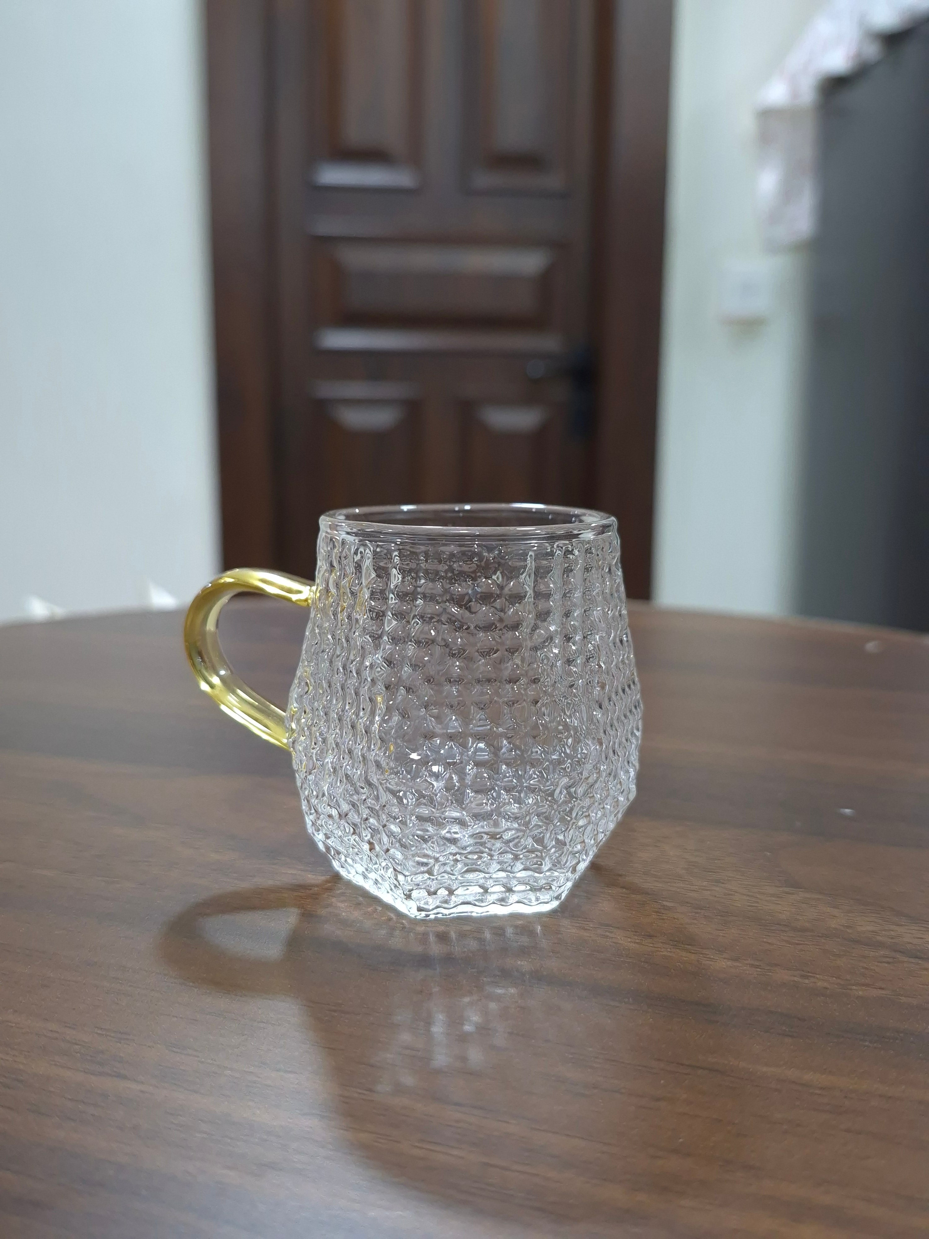 Diamond Barrel Tea Cup set of 6