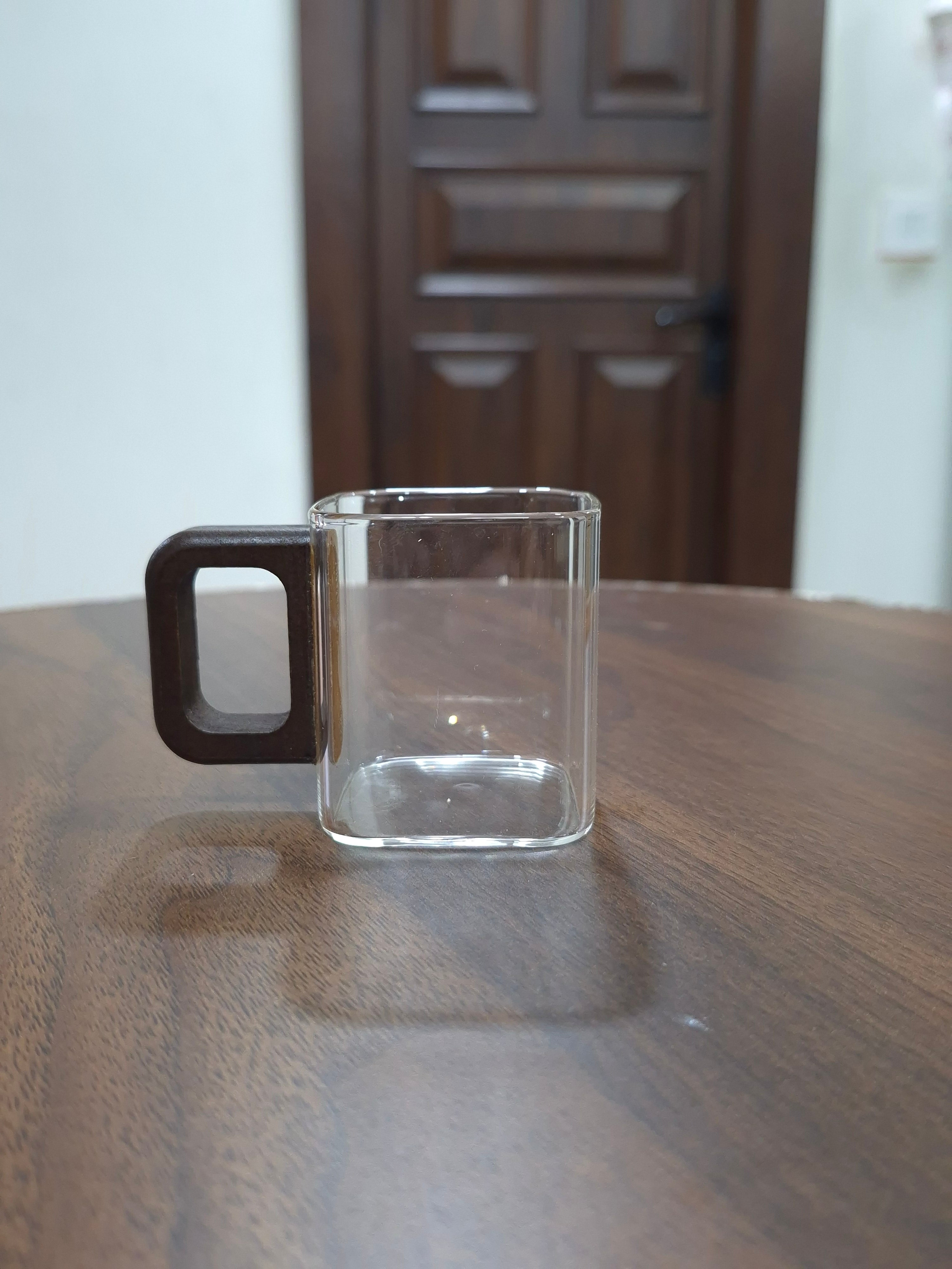 Cube Borosilicate Tea Glass set of 6