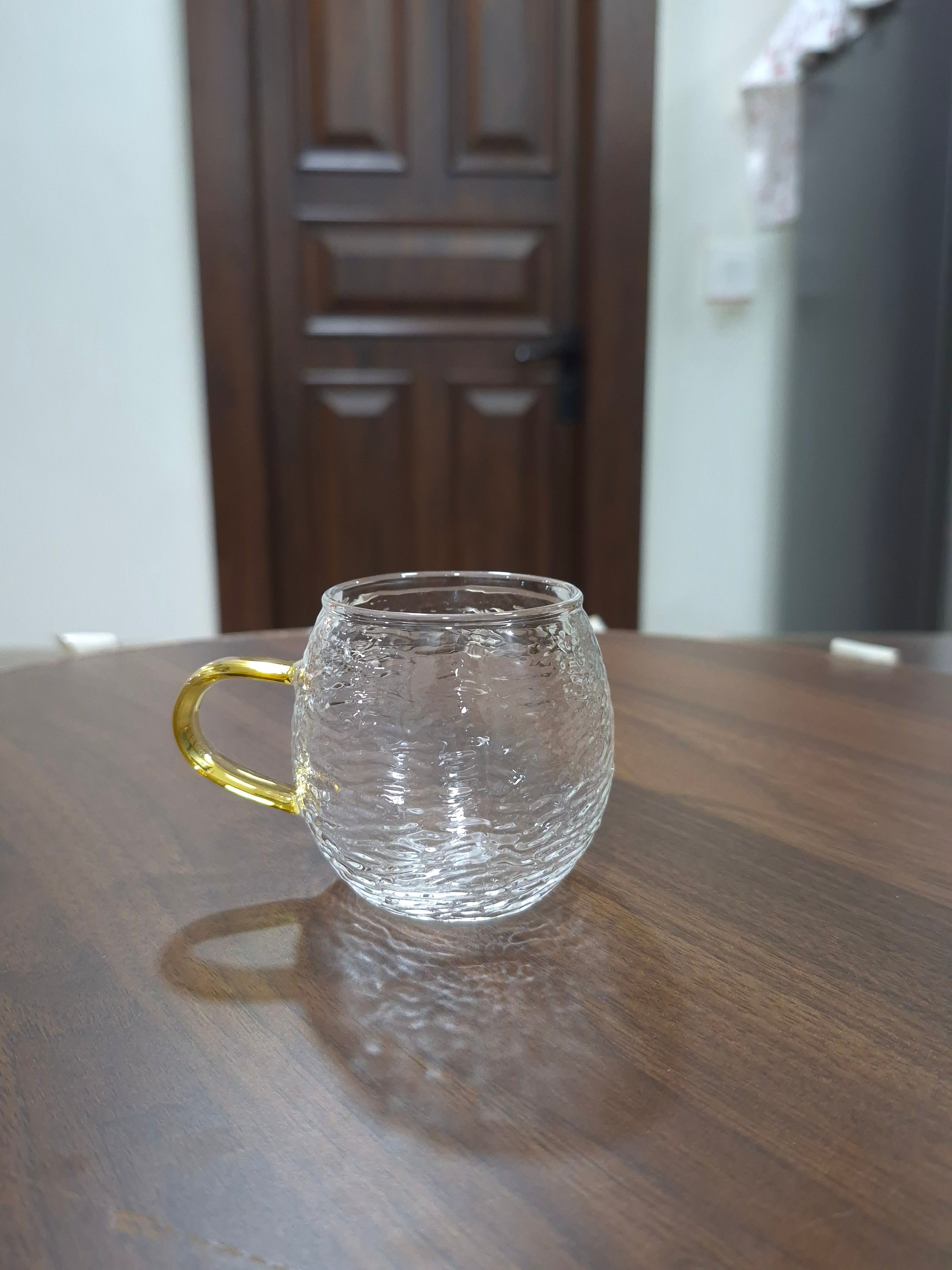 Dewdrop Globe Borosilicate Tea Glass set of 6