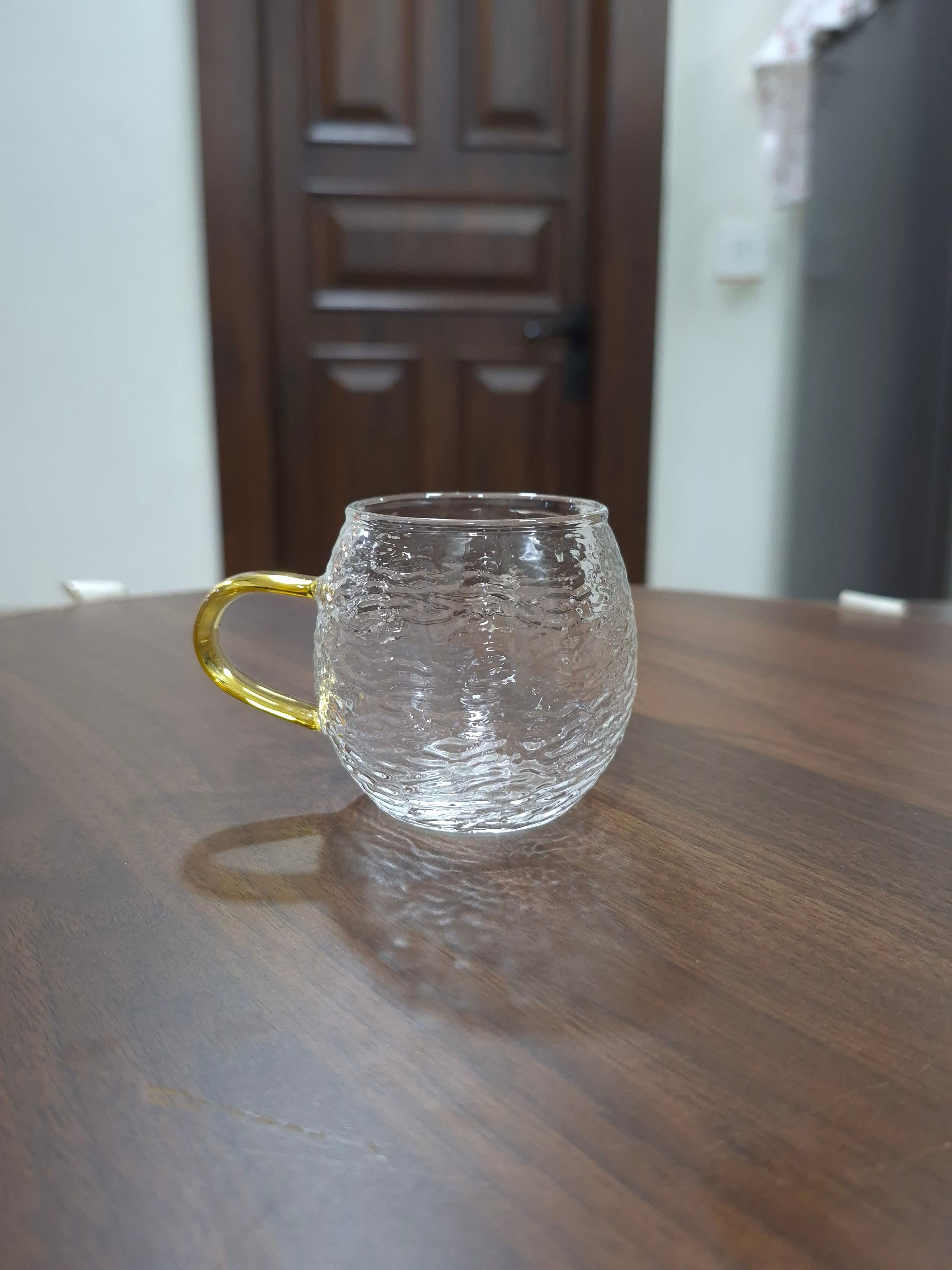 Dewdrop Globe Borosilicate Tea Glass set of 6