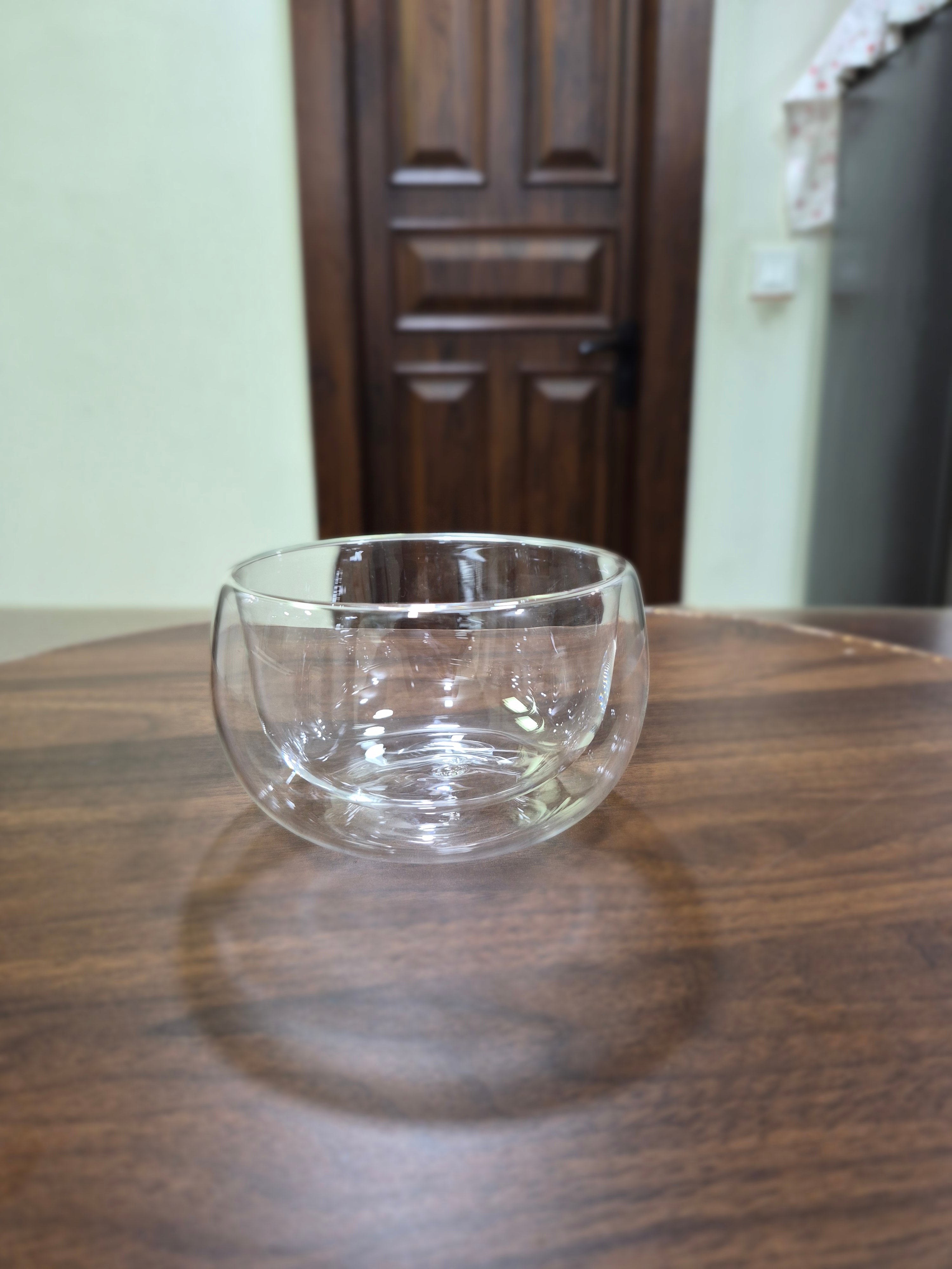 Double Wall Borosilicate Glass Bowl