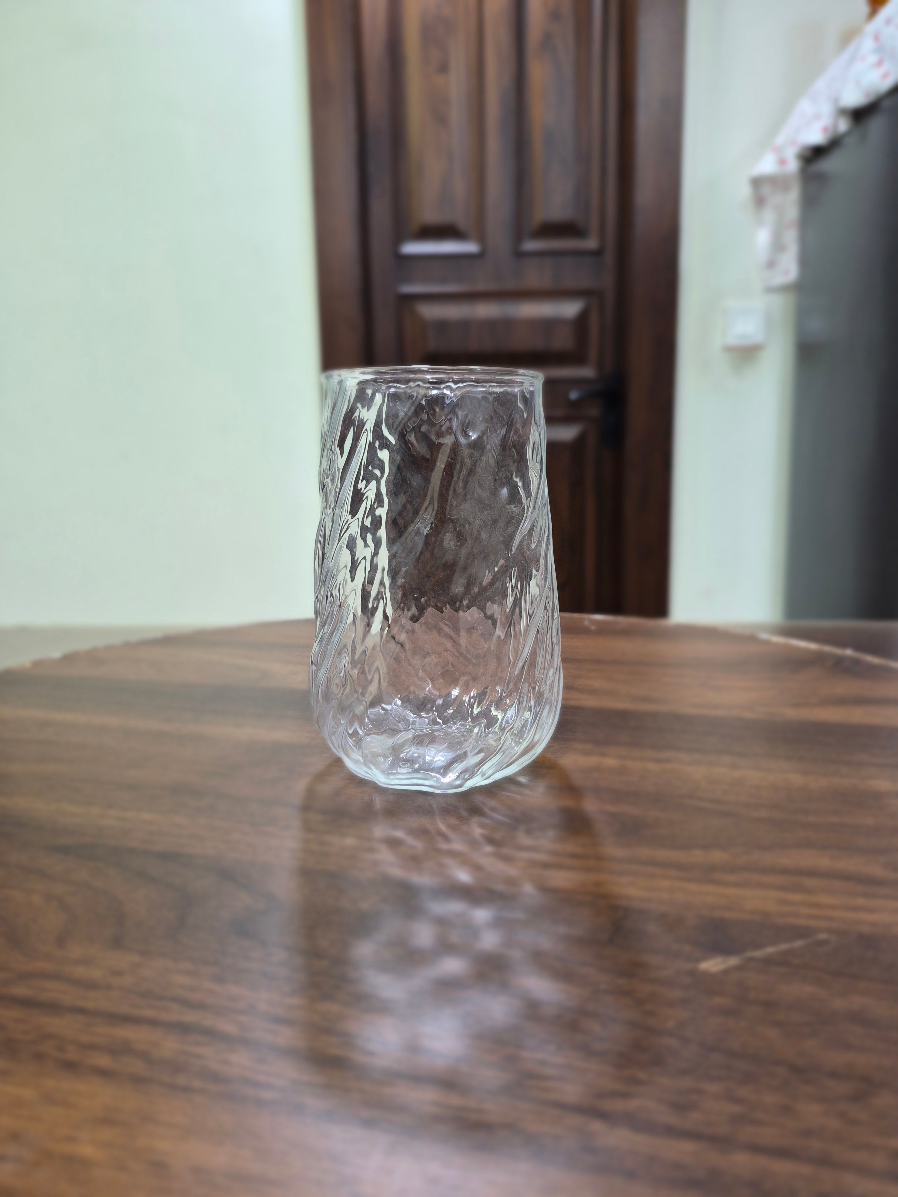 Tall Swirl Borosilicate Tumbler