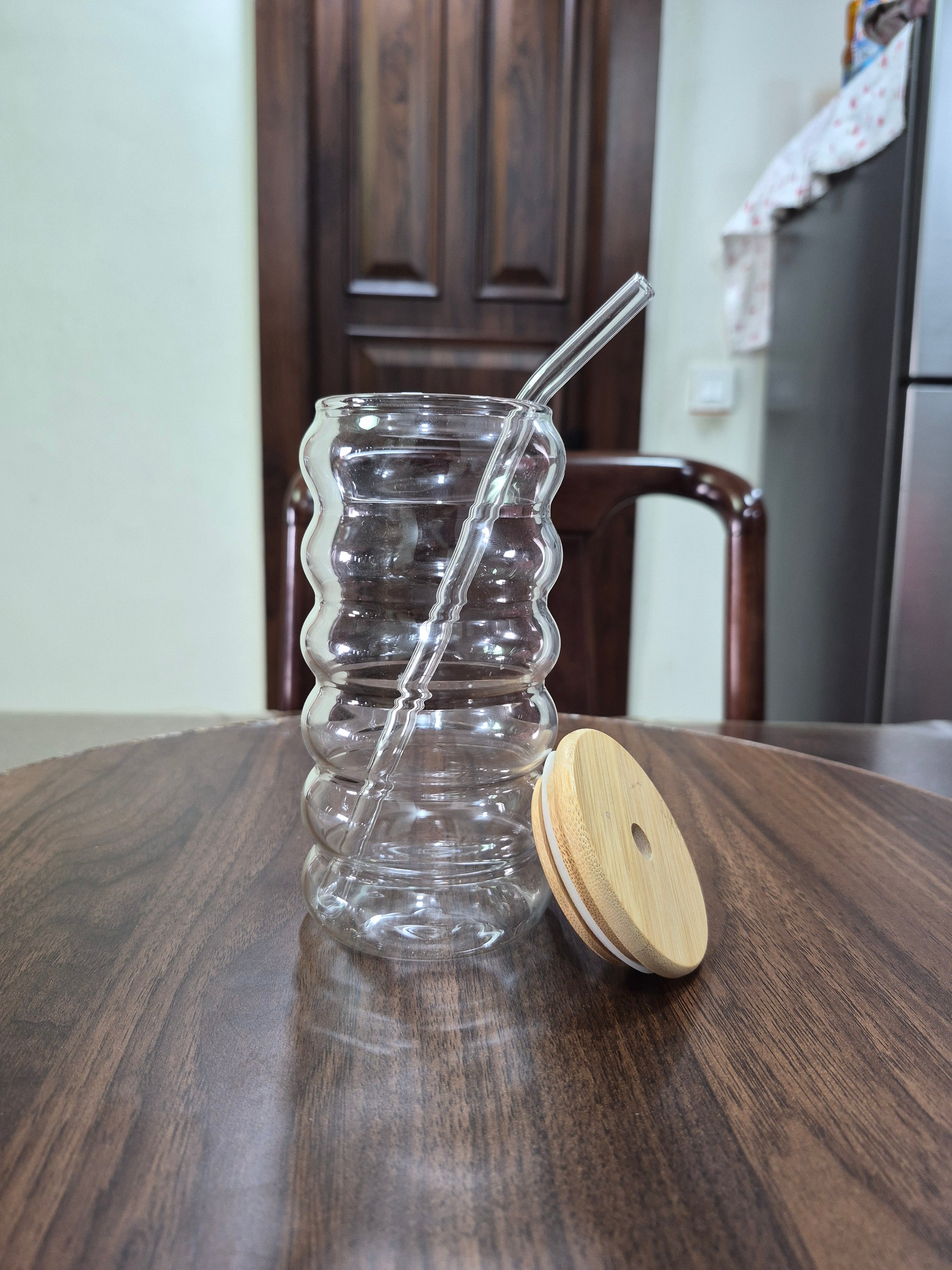 Ripple Wave Borosilicate Tumbler