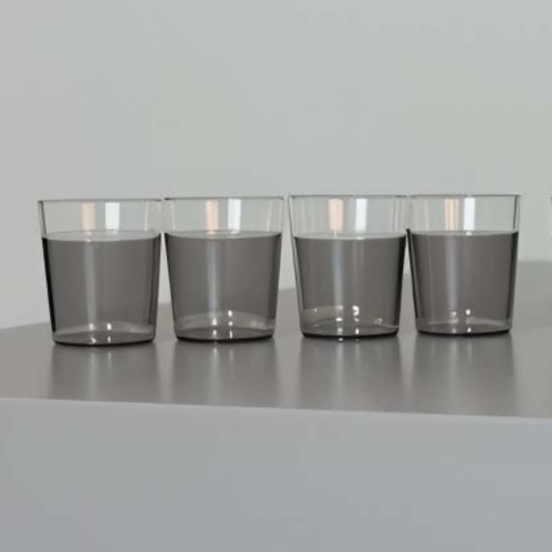Tapered Stemless Glass Tumblers