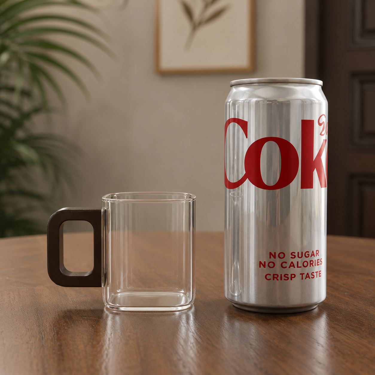 Cube Borosilicate Tea Glass set of 6