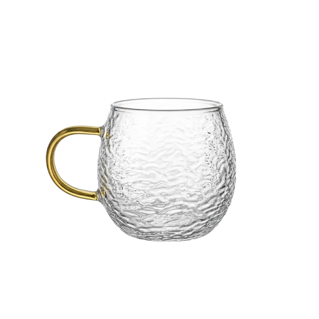 Dewdrop Globe Borosilicate Tea Glass set of 6