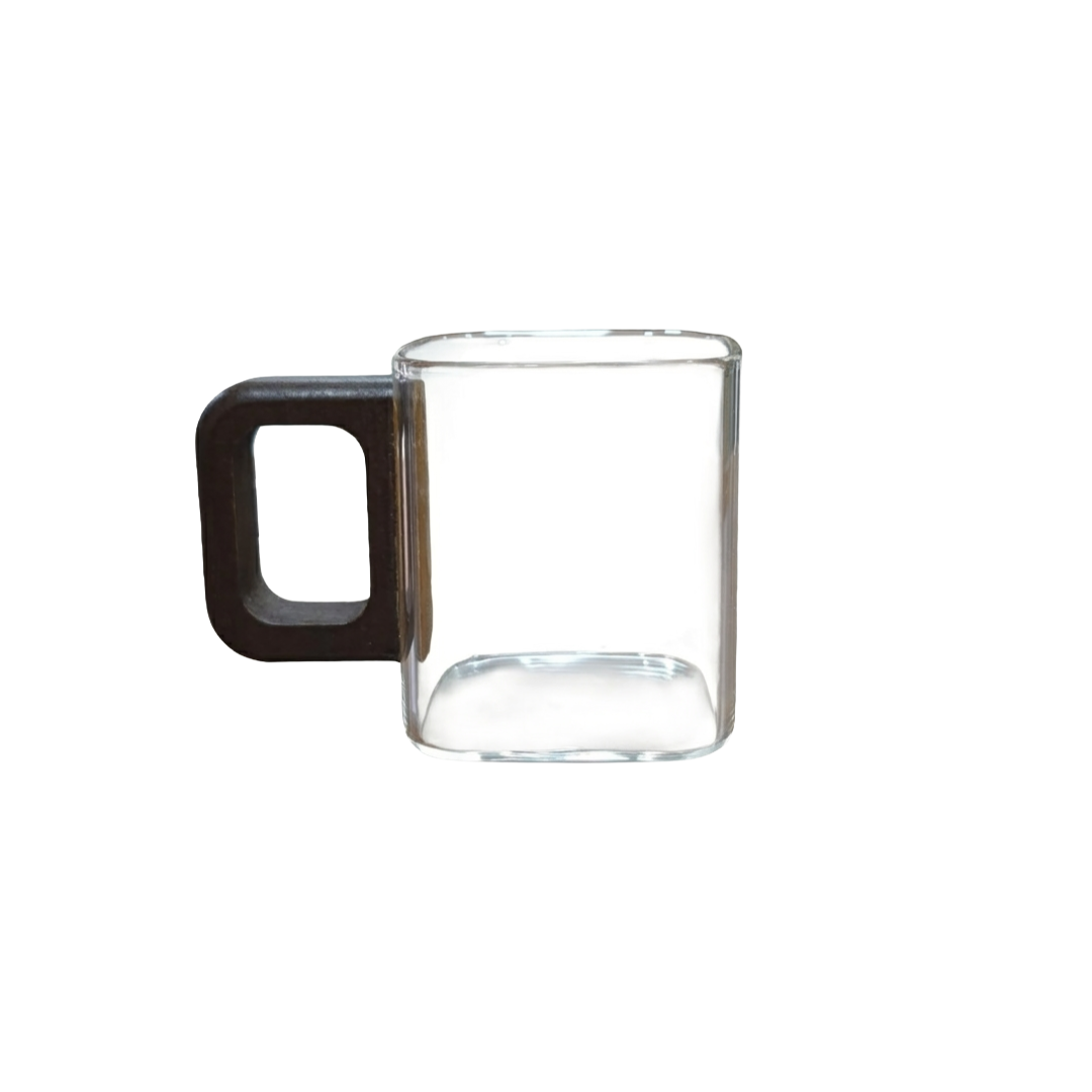 Cube Borosilicate Tea Glass set of 6