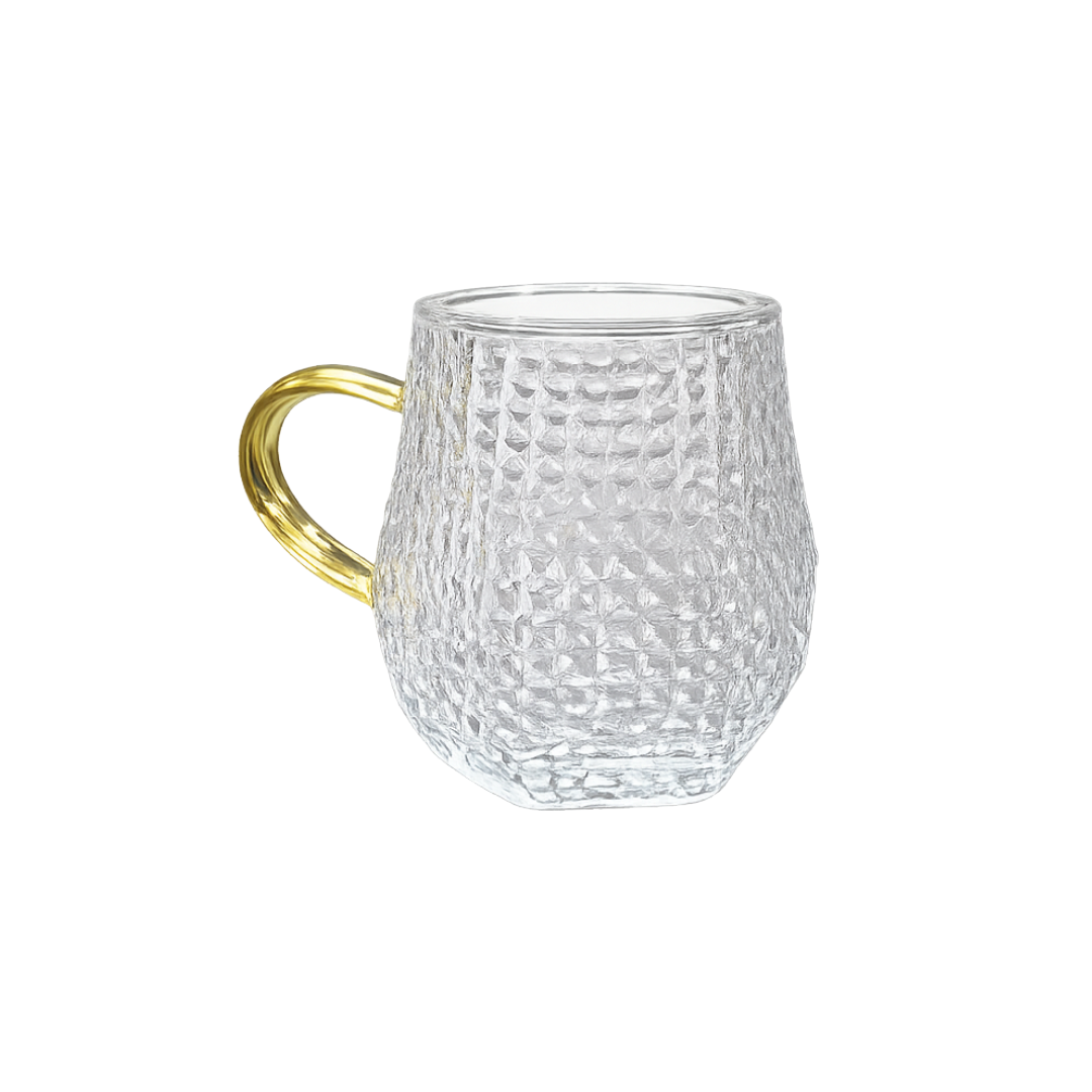 Diamond Barrel Tea Cup set of 6