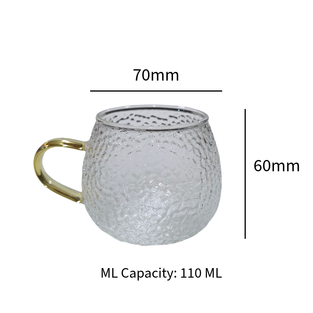 Arctic Bloom Globe Mug set of 6