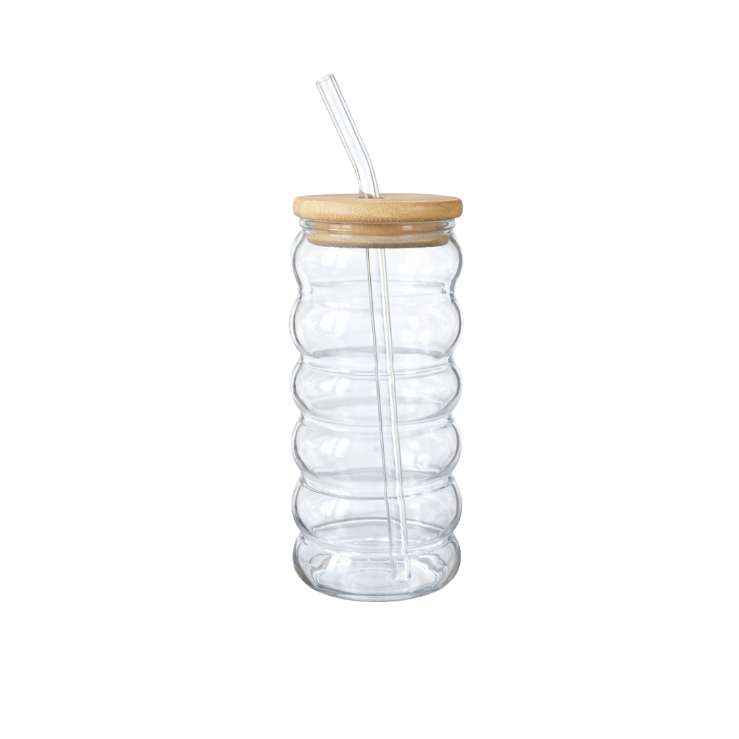 Ripple Wave Borosilicate Tumbler