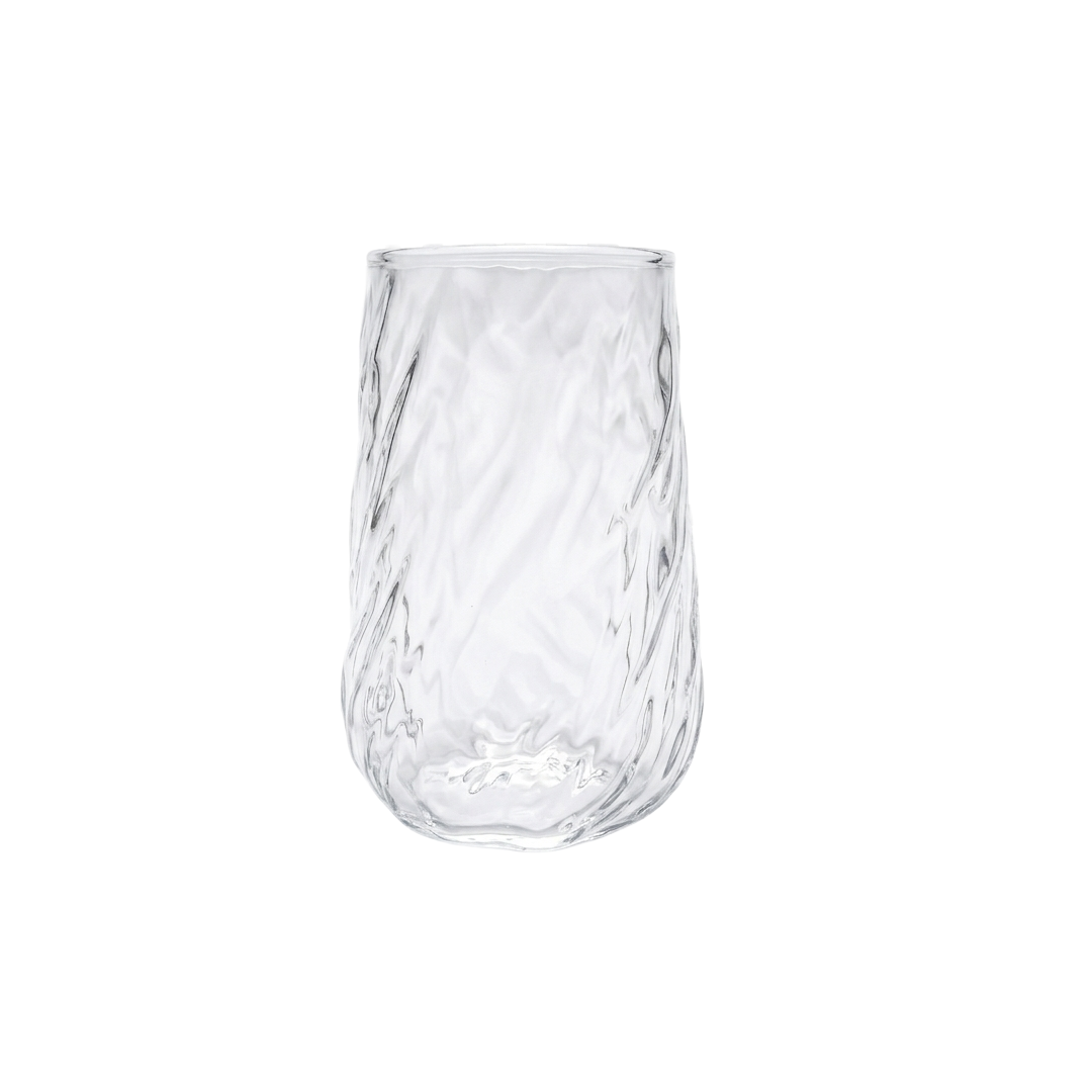 Tall Swirl Borosilicate Tumbler