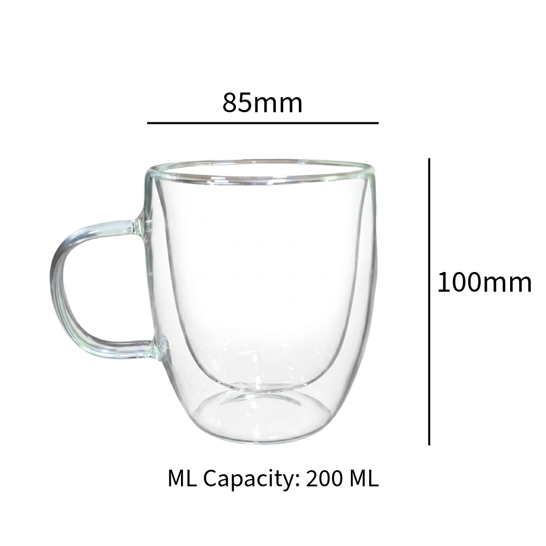 Double Wall Glass Mug