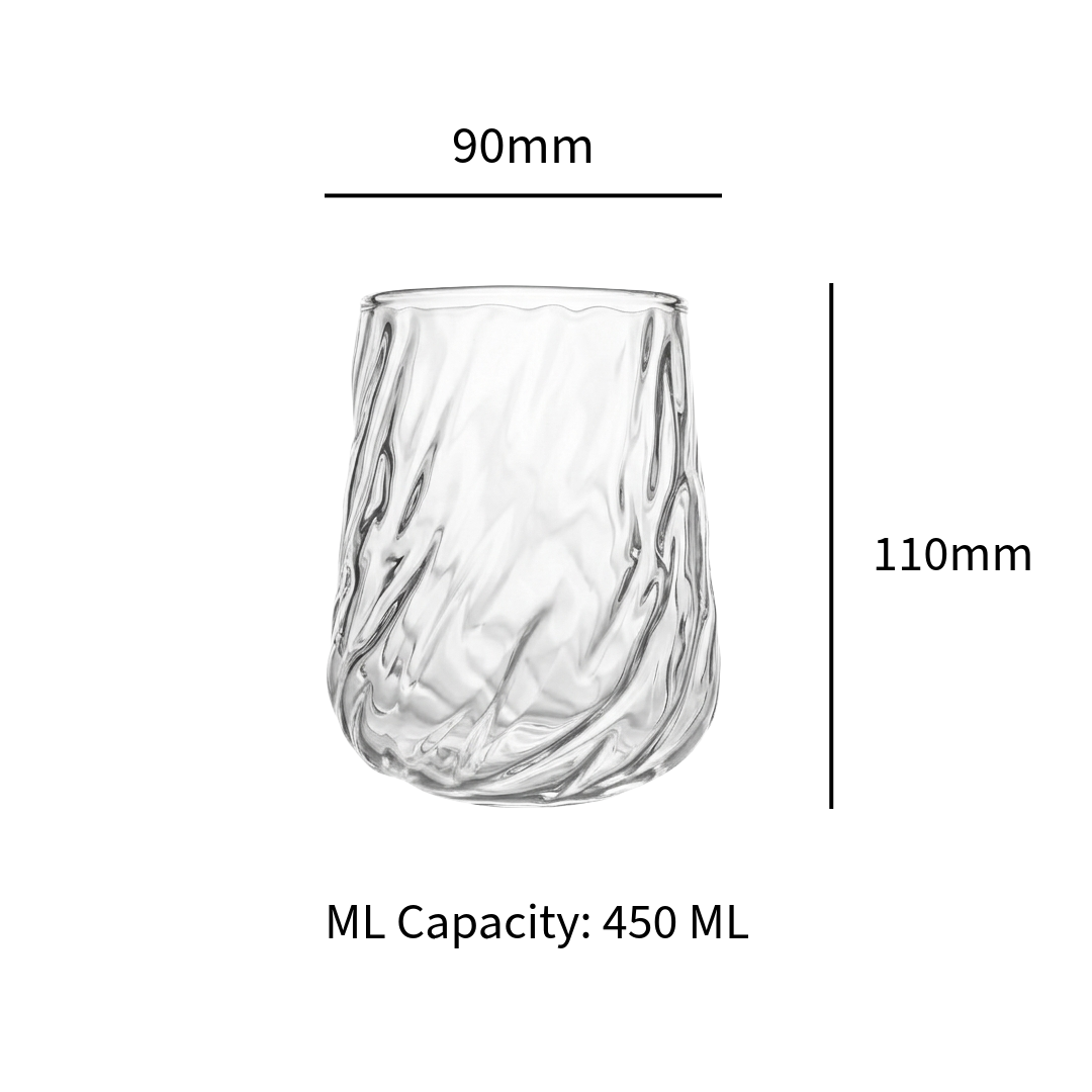 Swirl Borosilicate Tumbler