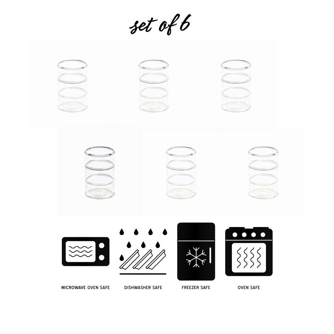 Barrel Vault Highball Glass - Borotechheight : 115 mm diameter: 70 mm ml capacity : 330 ml2TransparentBorotech