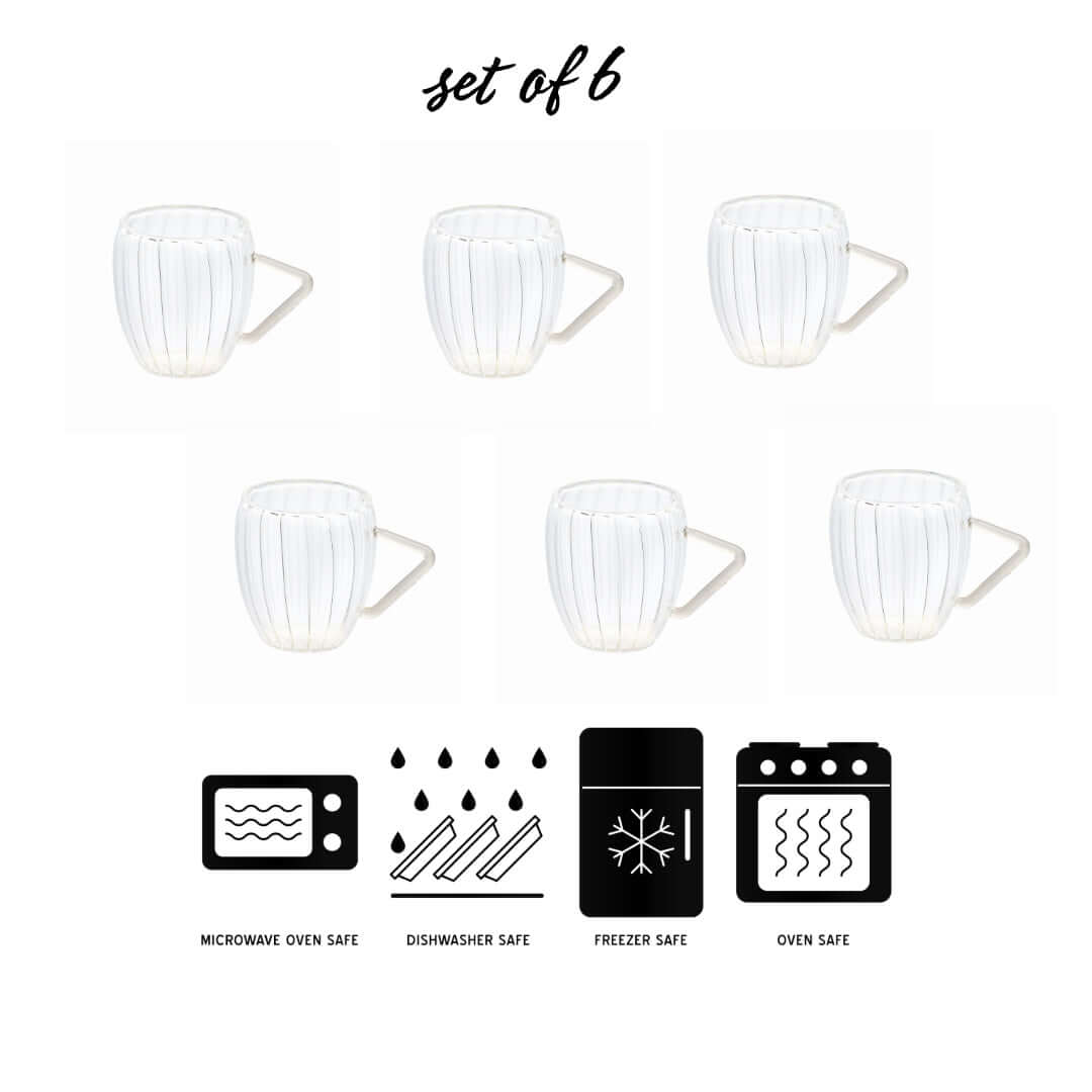 Borosilciate Vintage Barrel Tea Mug - Borotech4transparentBorotech