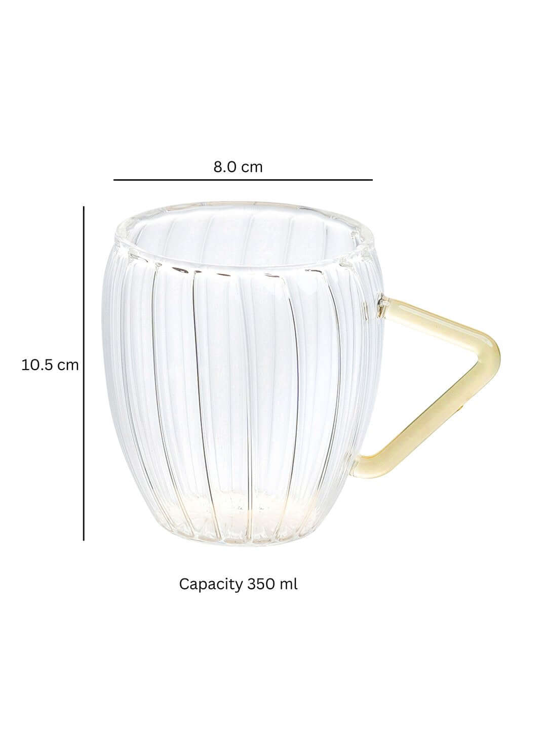 Borosilciate Vintage Barrel Tea Mug - Borotech4transparentBorotech