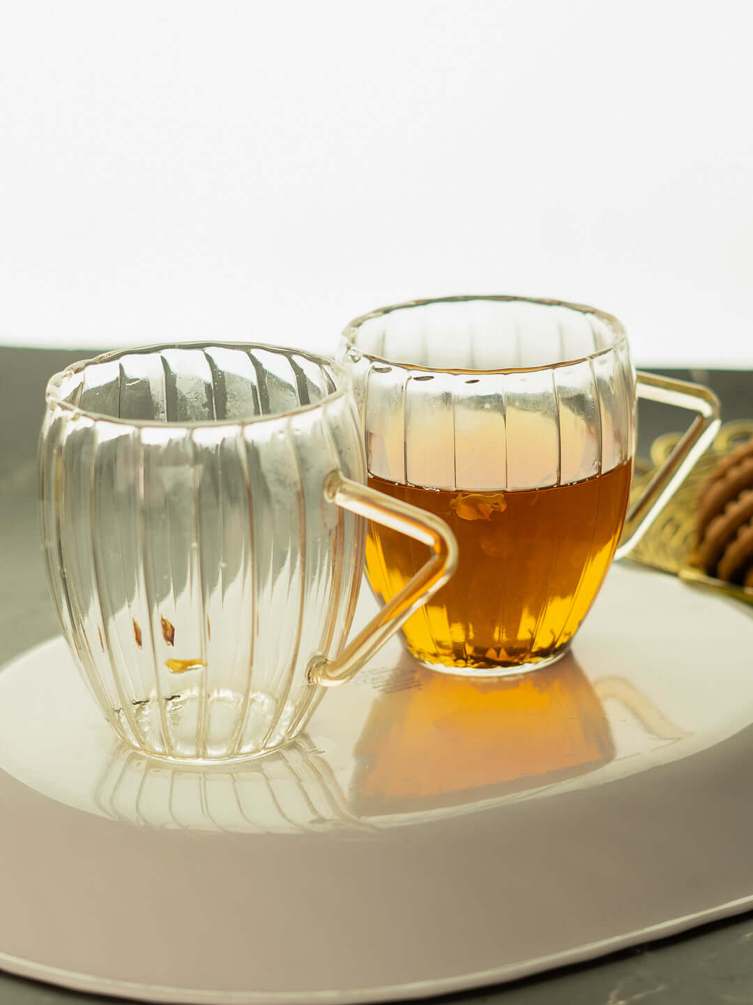 Borosilciate Vintage Barrel Tea Mug - Borotech4transparentBorotech