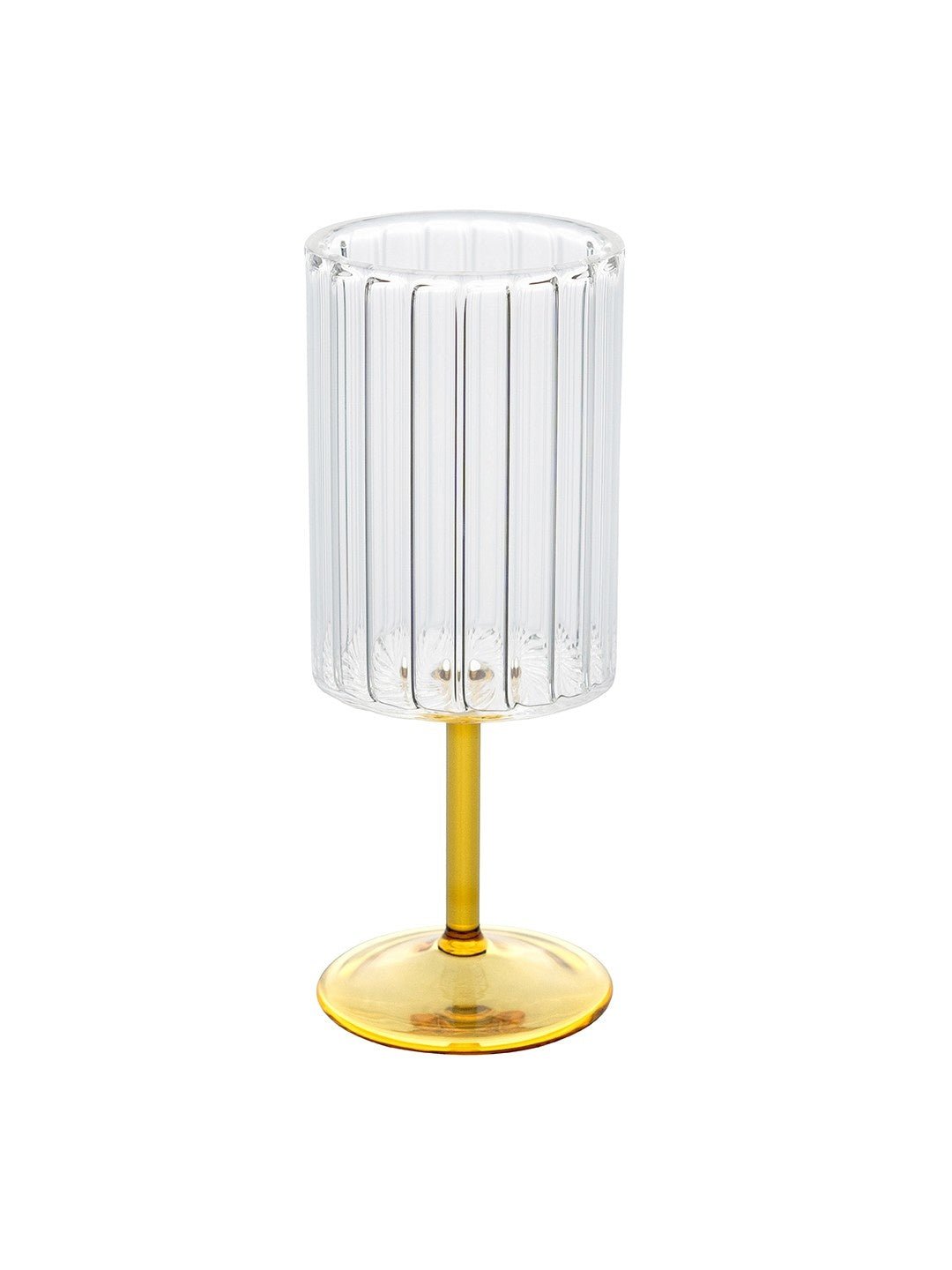 Borosilicate Vintage Bloom Goblet - Borotechheight : 180 mm diameter: 70 mm ml capacity : 280 ml2yellowBorotech