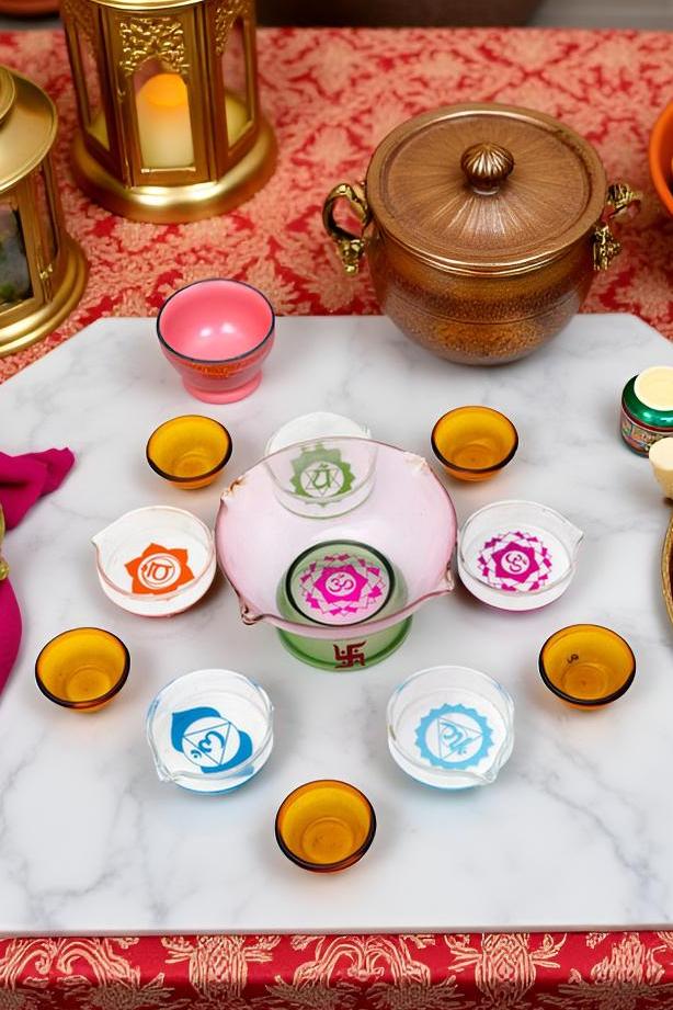 Borotech Chakra Diya Set – 11 Pc Oil Lamps for Puja & Festive Decor - BorotechGD - CHAKRA - 11PCBorotech