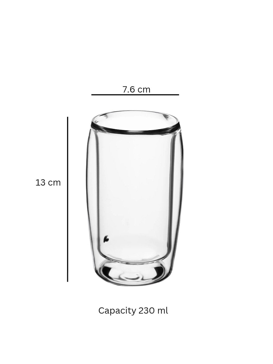 Borotech Freezable Double Wall Glass Tumbler - Borotech4Borotech