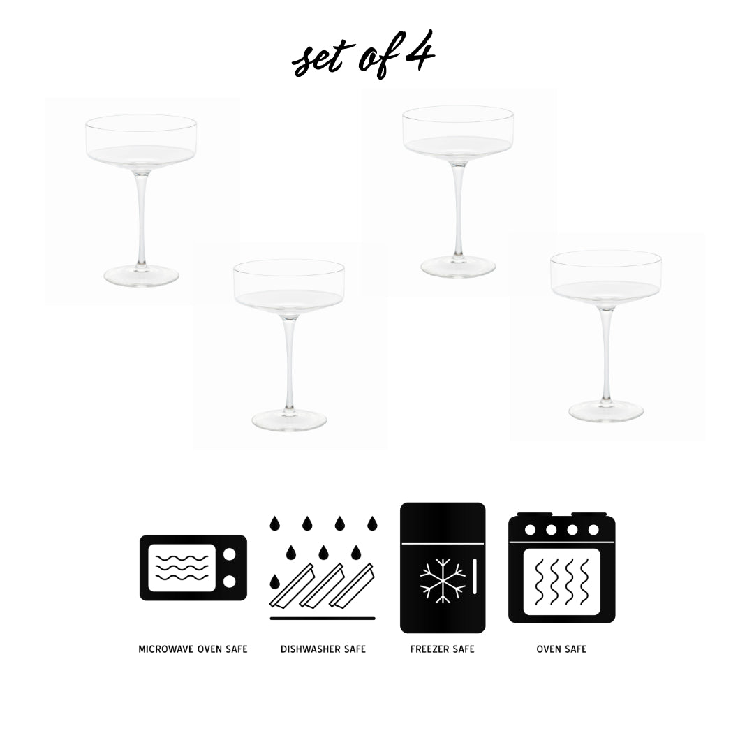 Celeste Coupe Cocktail Glass - Borotechheight : 158 mm diameter: 98 mm ml capacity : 180 ml2TransparentBorotech