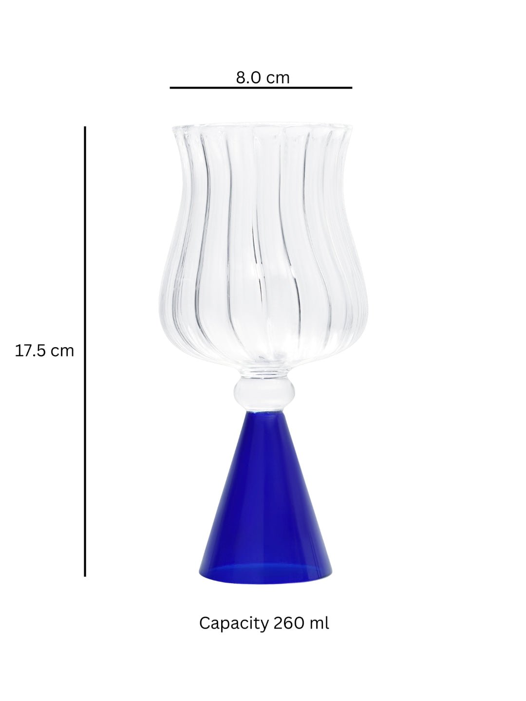 Cone Stem Cocktail Glasses - Borotechheight : 175 mm diameter: 80 mm ml capacity : 260 ml4BlueG - 159B GREENBorotech