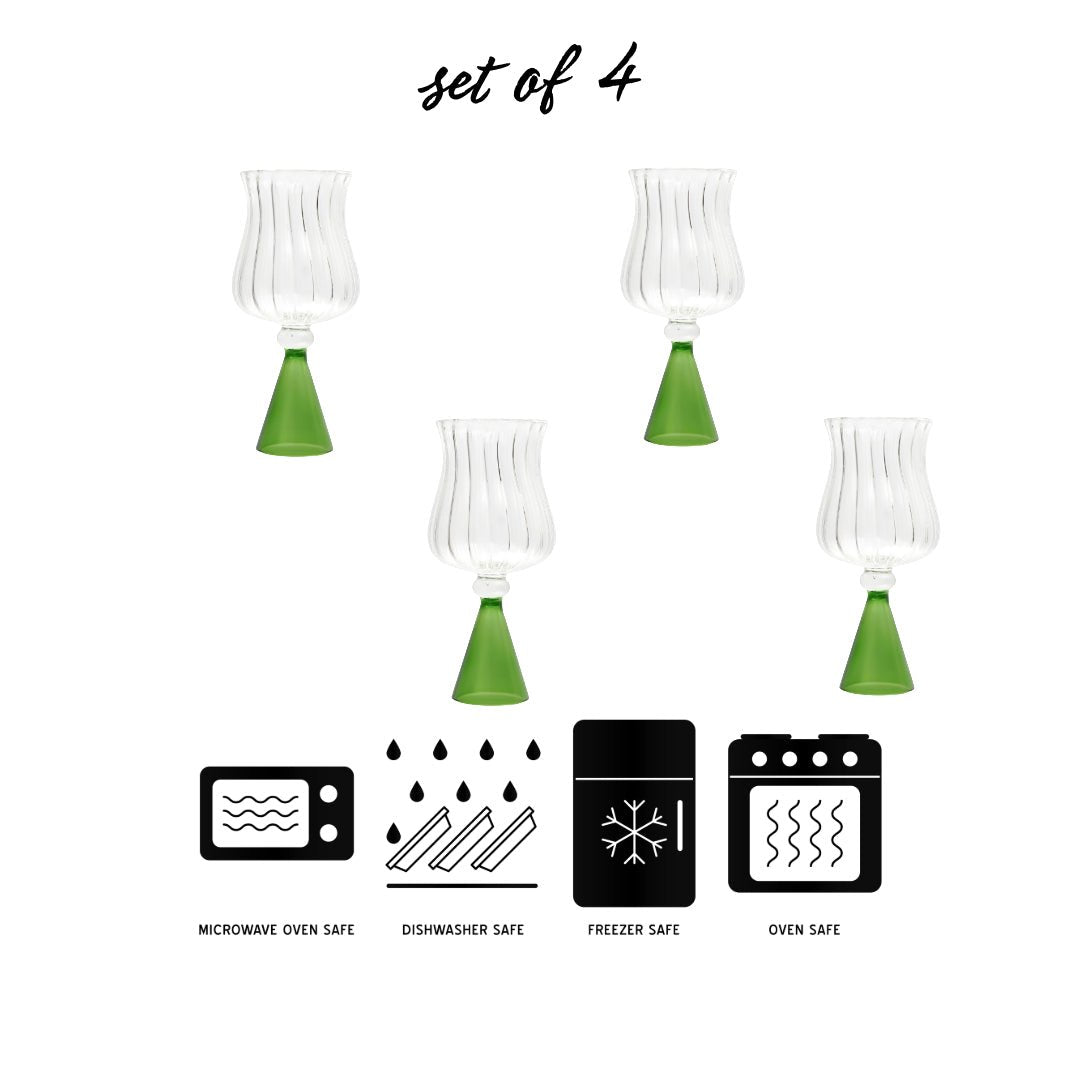 Cone Stem Cocktail Glasses - Borotechheight : 175 mm diameter: 80 mm ml capacity : 260 ml4GreenBorotech