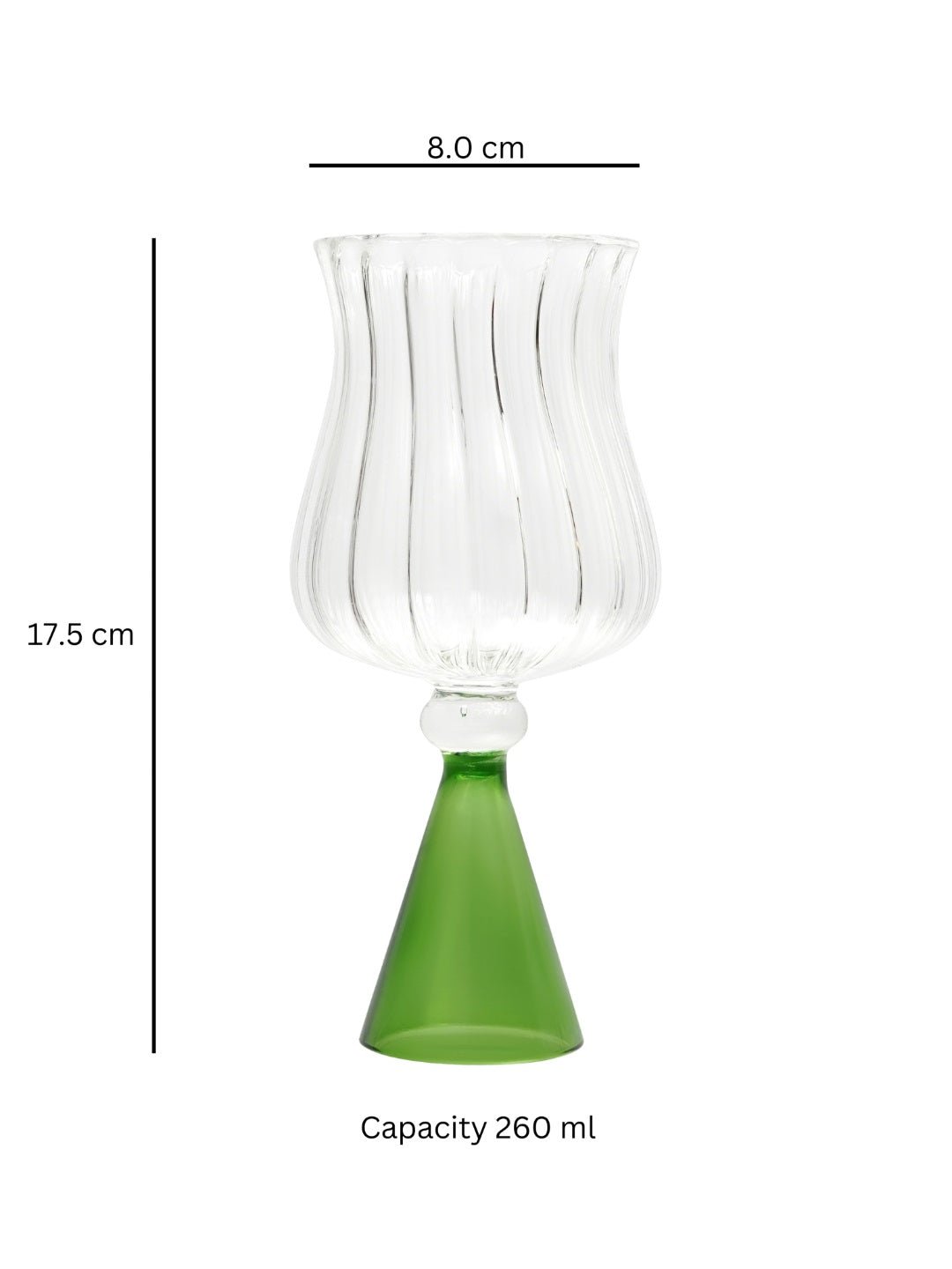 Cone Stem Cocktail Glasses - Borotechheight : 175 mm diameter: 80 mm ml capacity : 260 ml4GreenBorotech