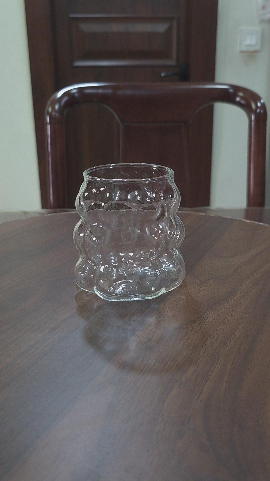 Load video: Bubble Textured Borosilicate Glass