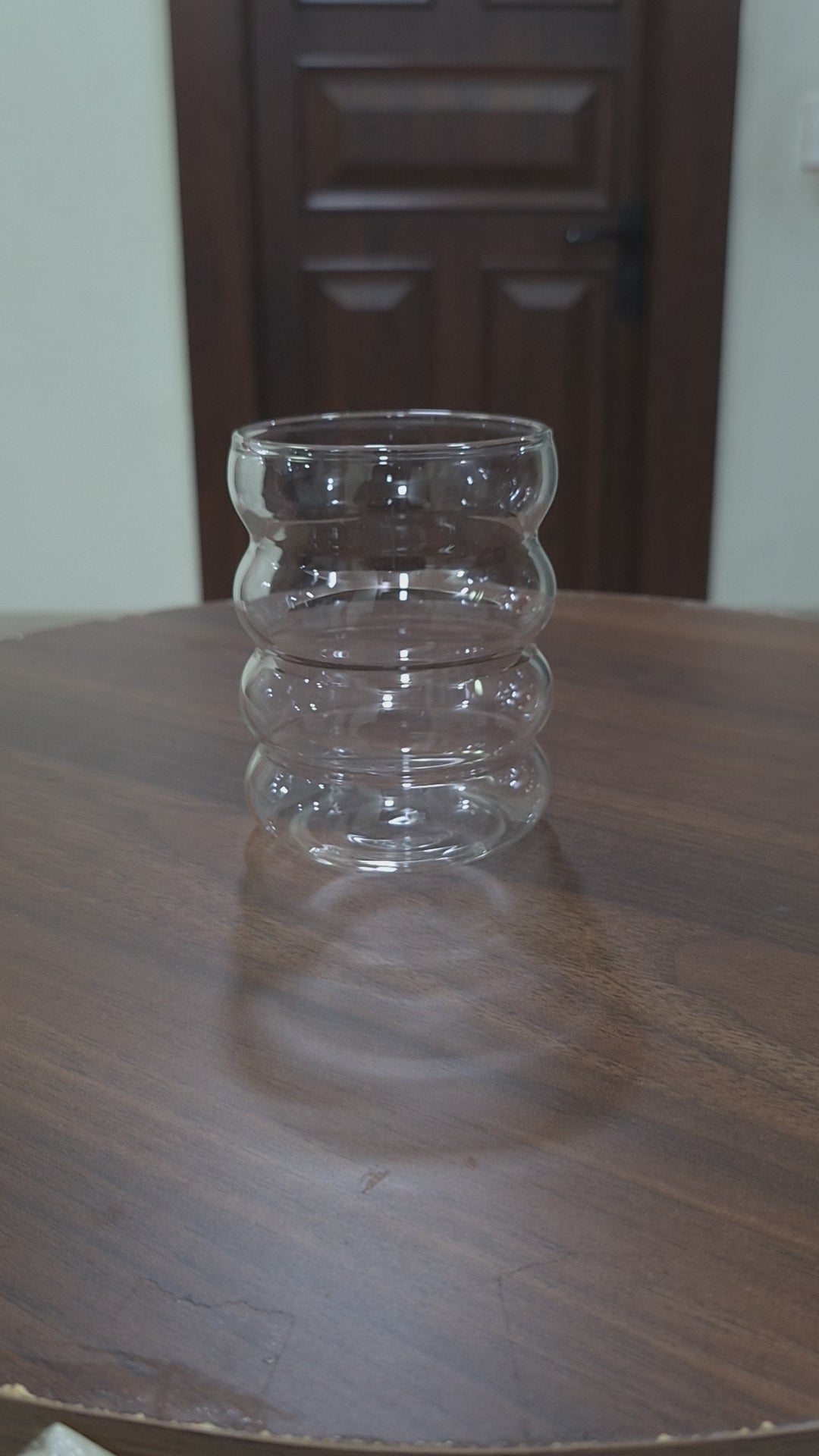 Load video: Ripple Wave Borosilicate Glass