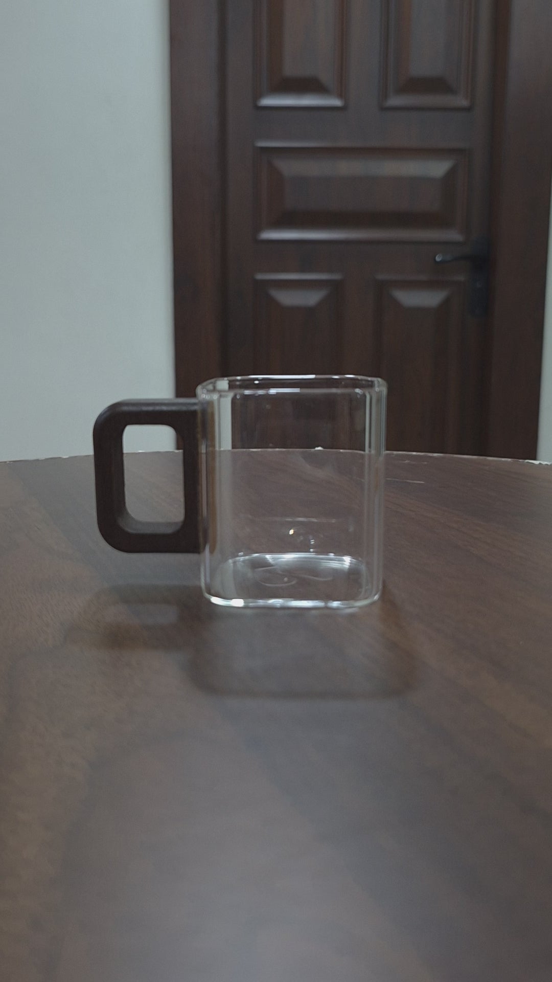 Load video: Cube Borosilicate Tea Glass set of 6