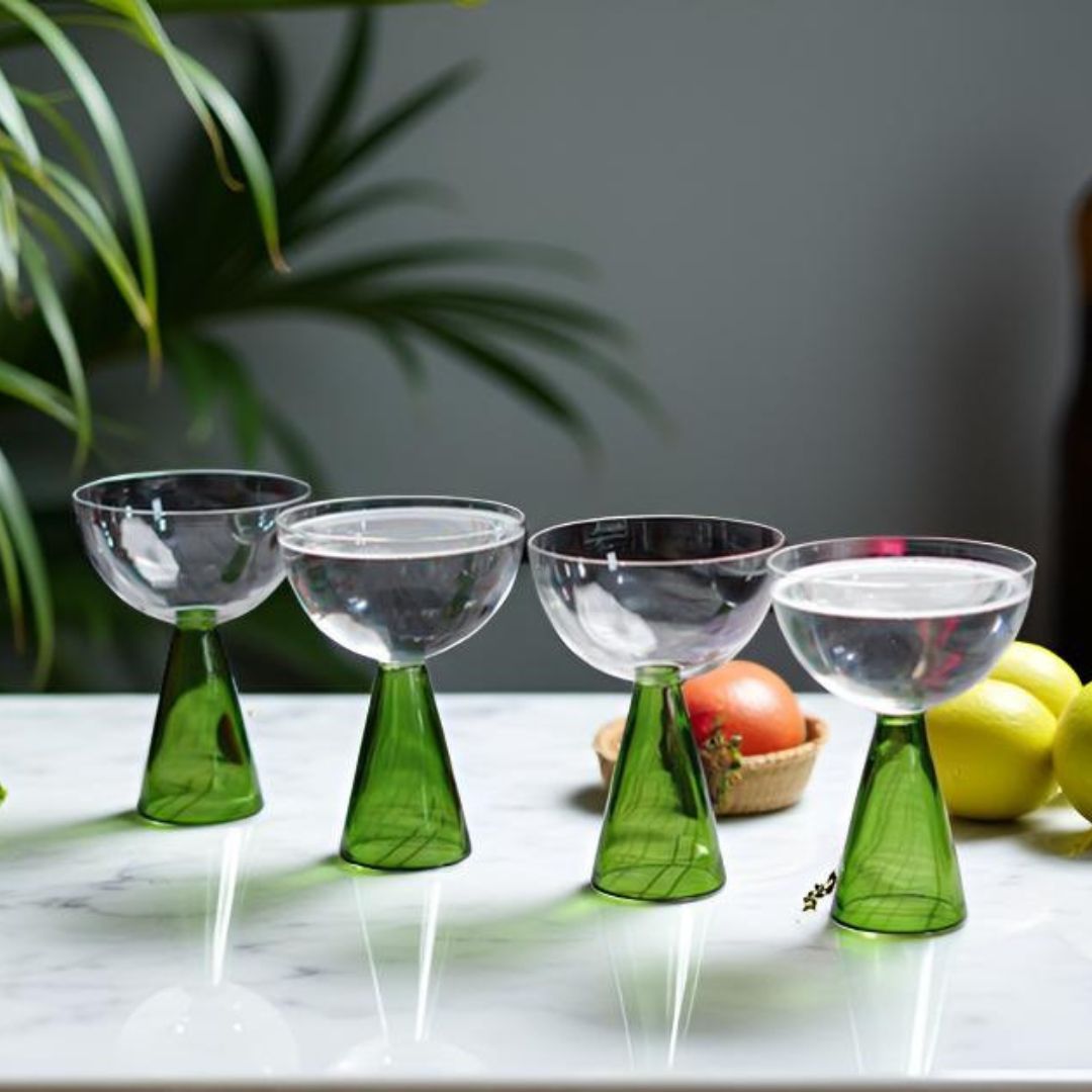 Pyramid Stem Cocktail Glasses - Borotechheight : 135 mm diameter: 97 mm ml capacity : 160 ml4GreenBorotech