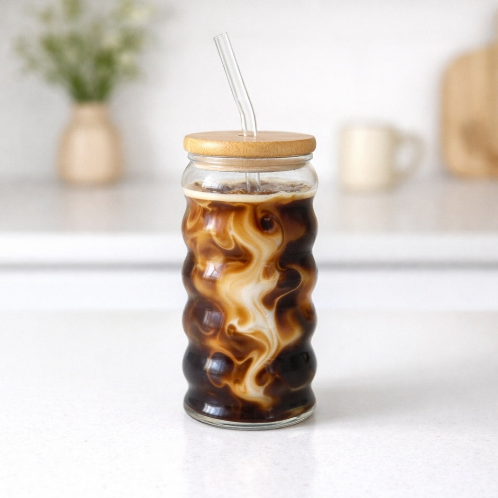 Ripple Wave Borosilicate Tumbler