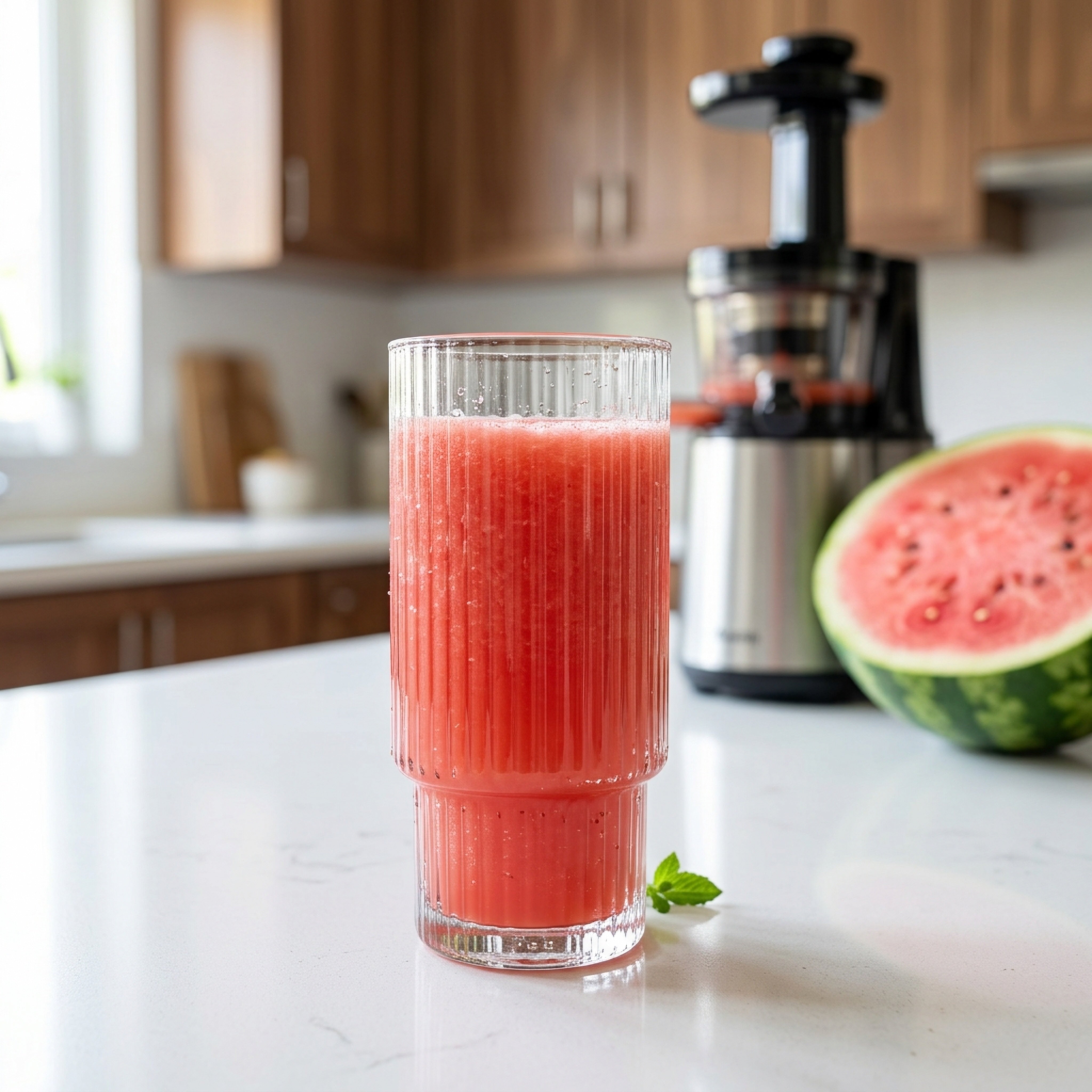 Linear Ribbed Borosilicate Highball
