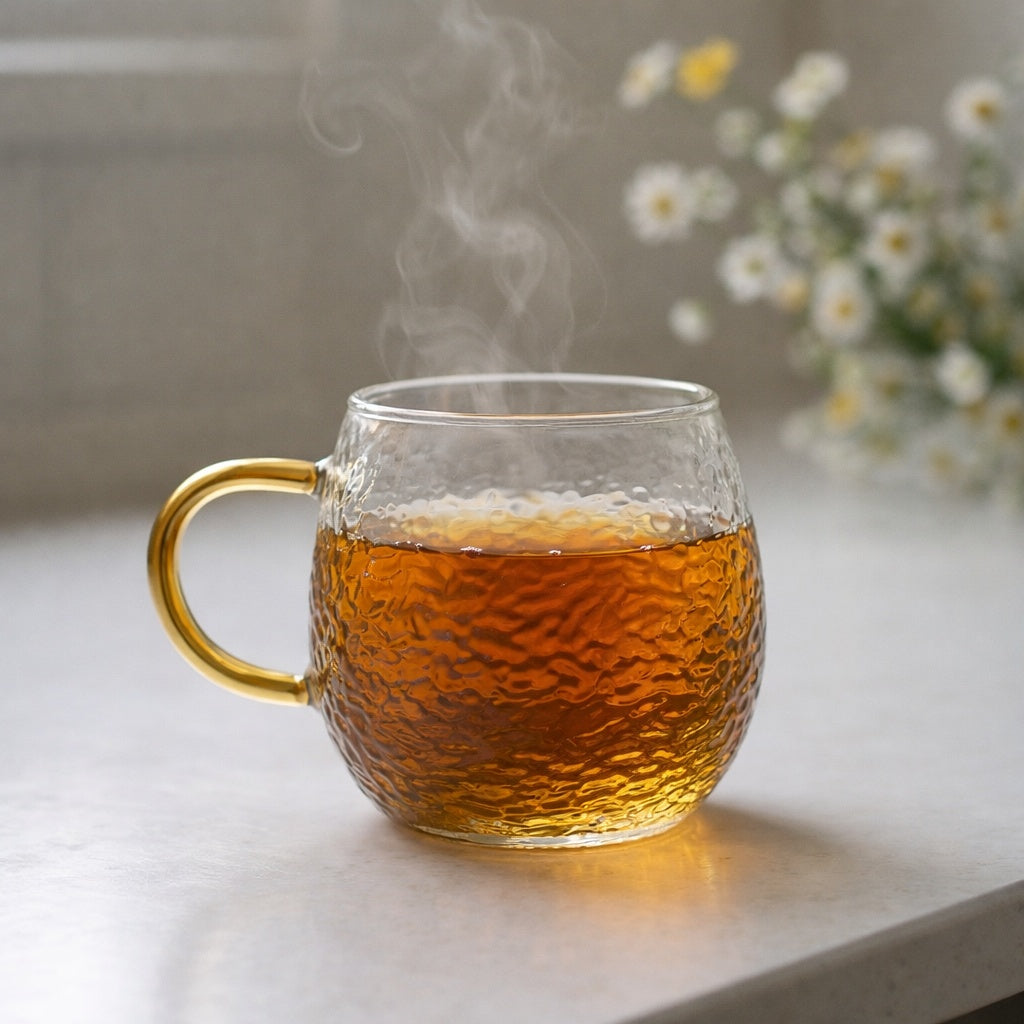 Dewdrop Globe Borosilicate Tea Glass set of 6